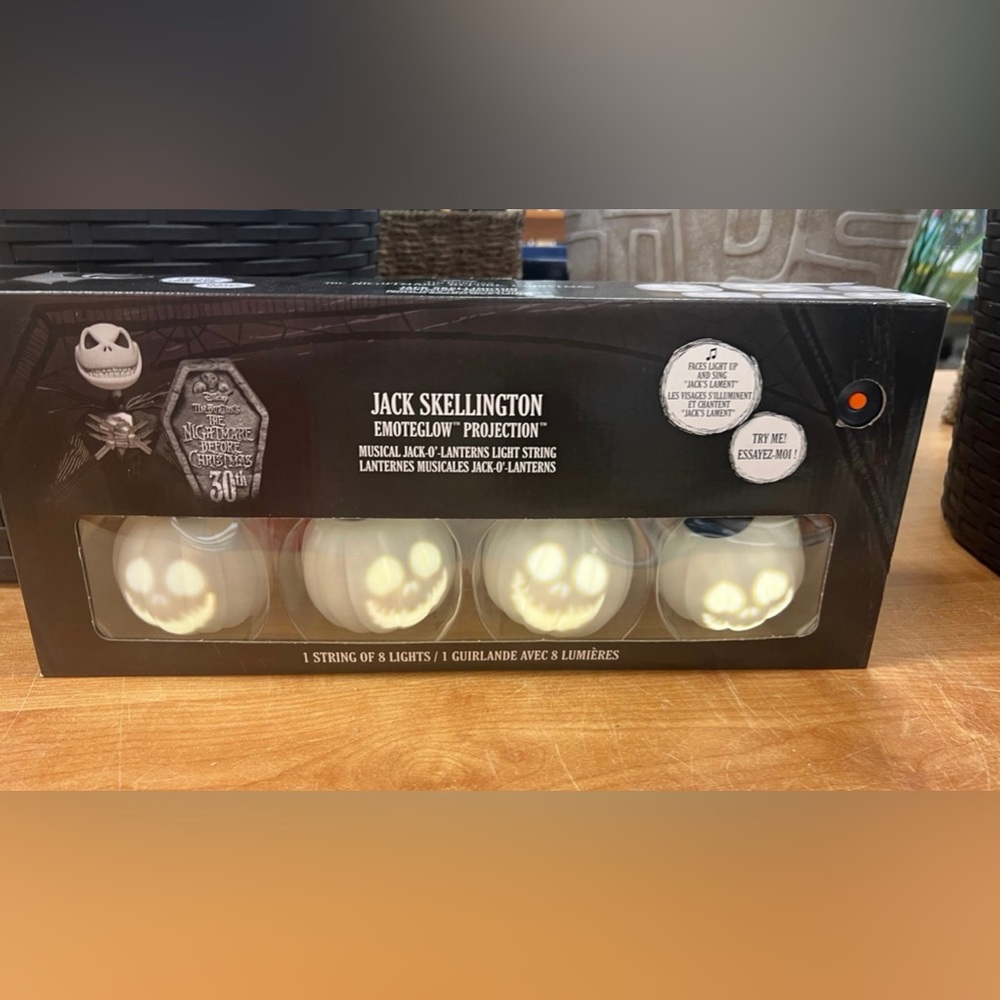 Jack Skellington Emoteglow Projection Musical Light String